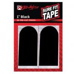 KR SURE FIT TAPE (30 PC) - BLACK 1" (DOZEN)