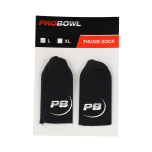 PROBOWL THUMB SOCK BLACK LARGE (2 PCS)