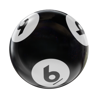 BINGO HOUSEBALL BLACK/WHITE 6 LBS