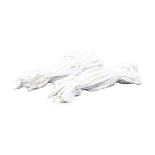 SHOE LACES WHITE  40" (12 PAIR)