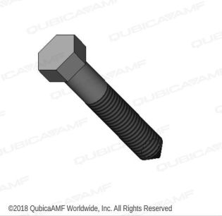 3/8 x 2 Screw Lag Hex Hd Black