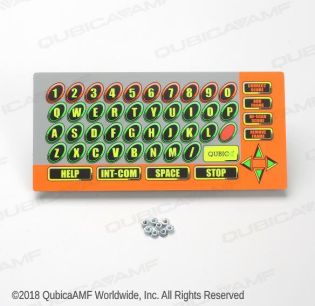 KEYPAD ORANGE W/INTCOM BUTTON