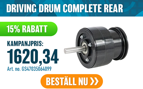 DRIVING DRUM COMPLETE REAR
