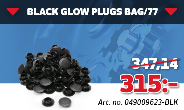 BLACK GLOW PLUGS BAG/77