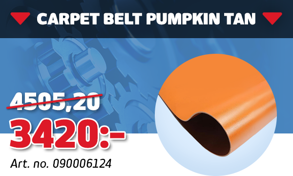 CARPET BELT PUMPKIN TAN