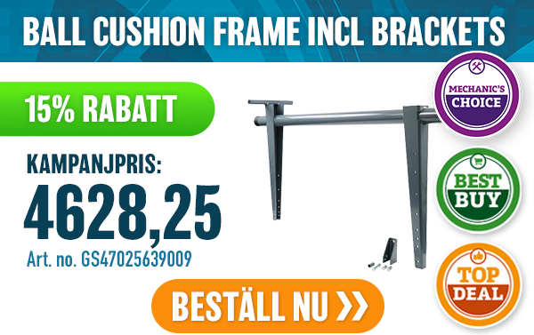BALL CUSHION FRAME INCL BRACKETS