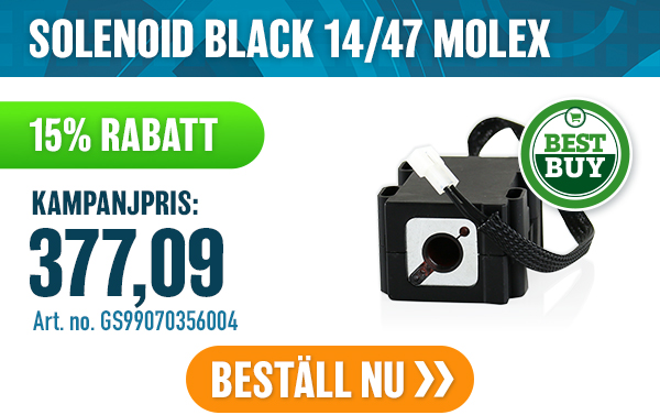 SOLENOID BLACK 14/47 MOLEX