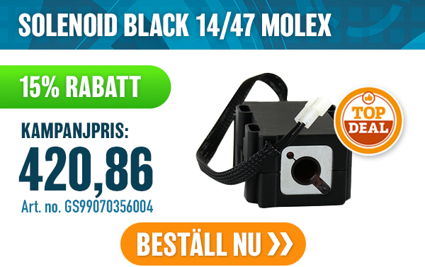 SOLENOID BLACK 14/47 MOLEX
