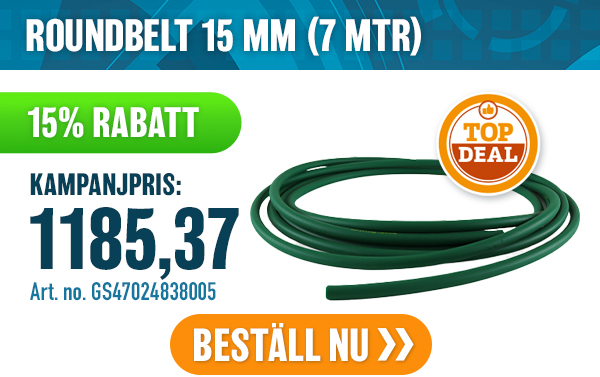 ROUNDBELT 15MM X 7MTR ROUNDBELT 15MM X 7MTR