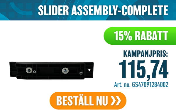 SLIDER ASSEMBLY-COMPLETE SLIDER ASSEMBLY-COMPLETE