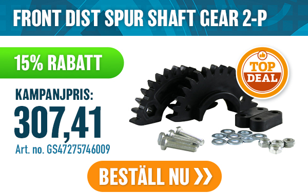 FRONT DIST SPUR SHAFT GEAR 2-P FRONT DIST SPUR SHAFT GEAR 2-P