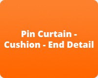 Pin Curtain - Cushion - End Detail